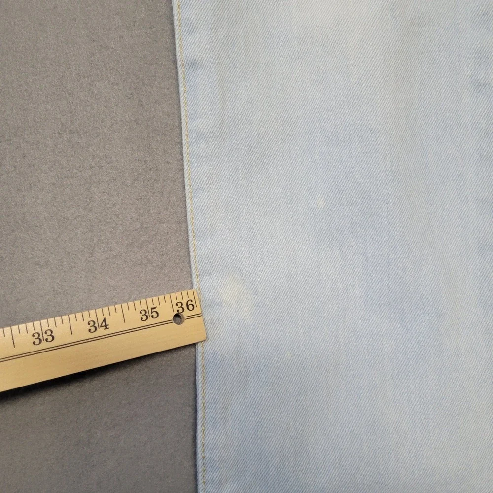 Acne Jeans Light Bleach Wash Slim Denim Trousers Made in Italy 31x31 - Picture 8 of 12